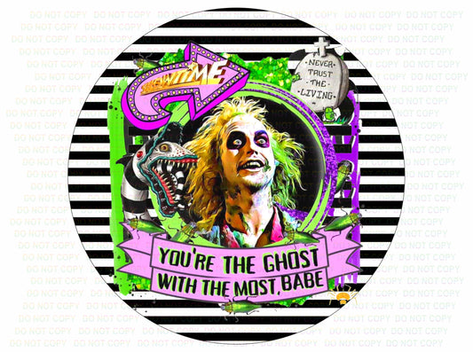 Beetlejuice sign, Ghost with the most, Its showtime