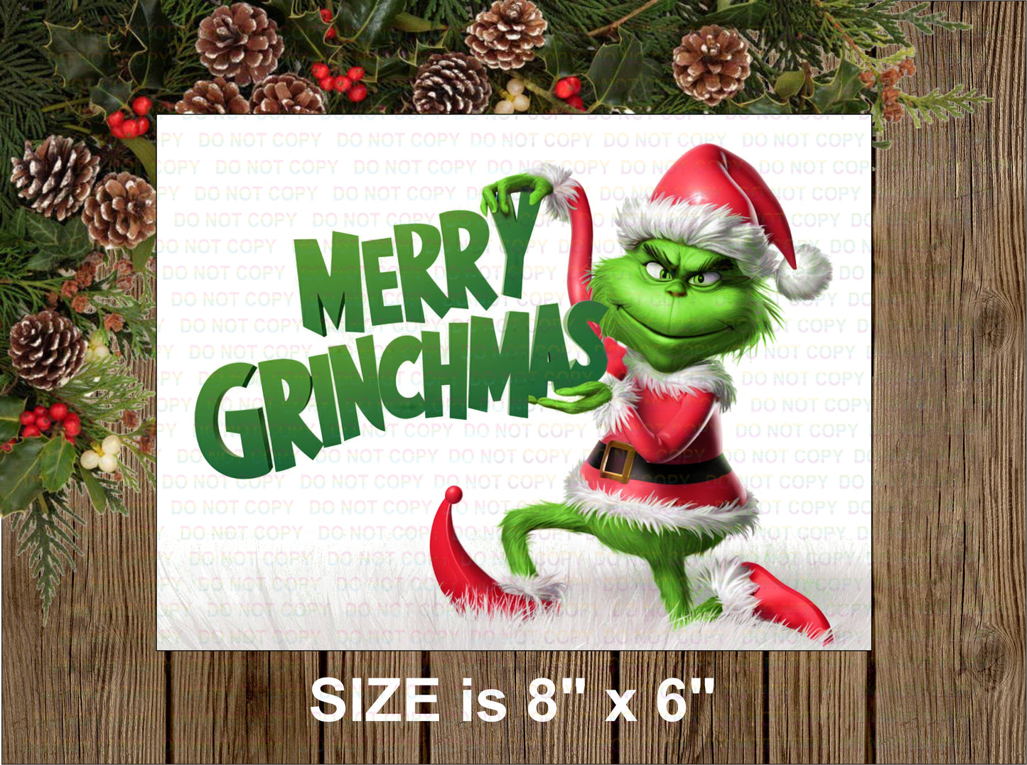 Merry Grinchmas sign 3