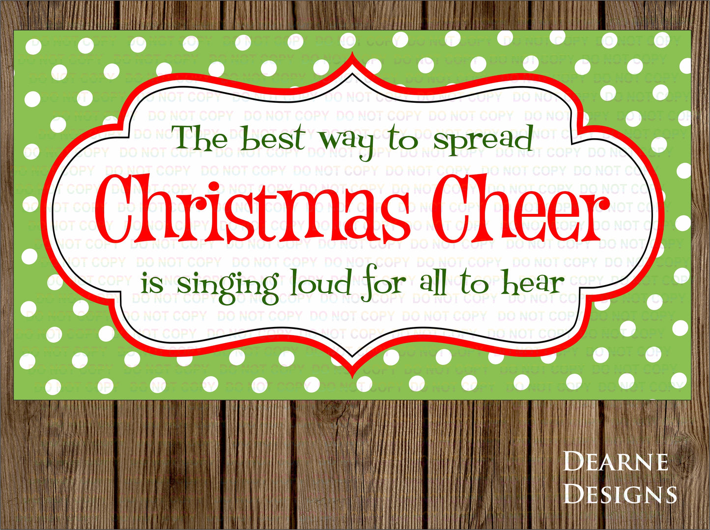 Christmas Cheer Sign