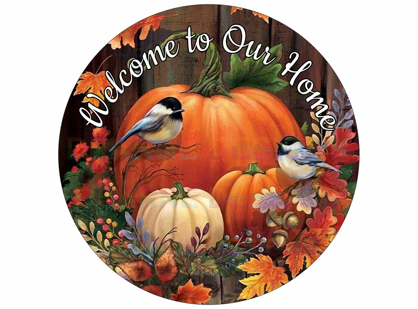 Welcome Autumn wreath sign, Fall welcome wreath sign UK, wreath sign