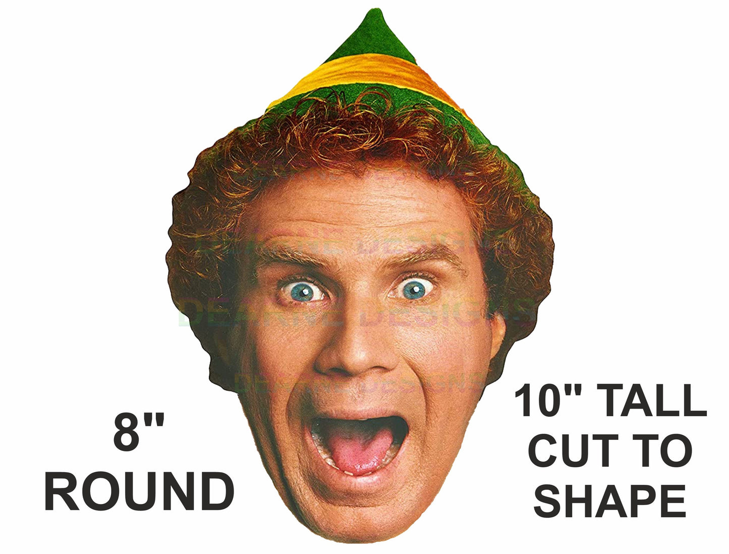 Buddy Elf Wreath Sign, Buddy Elf face sign, Buddy elf sign