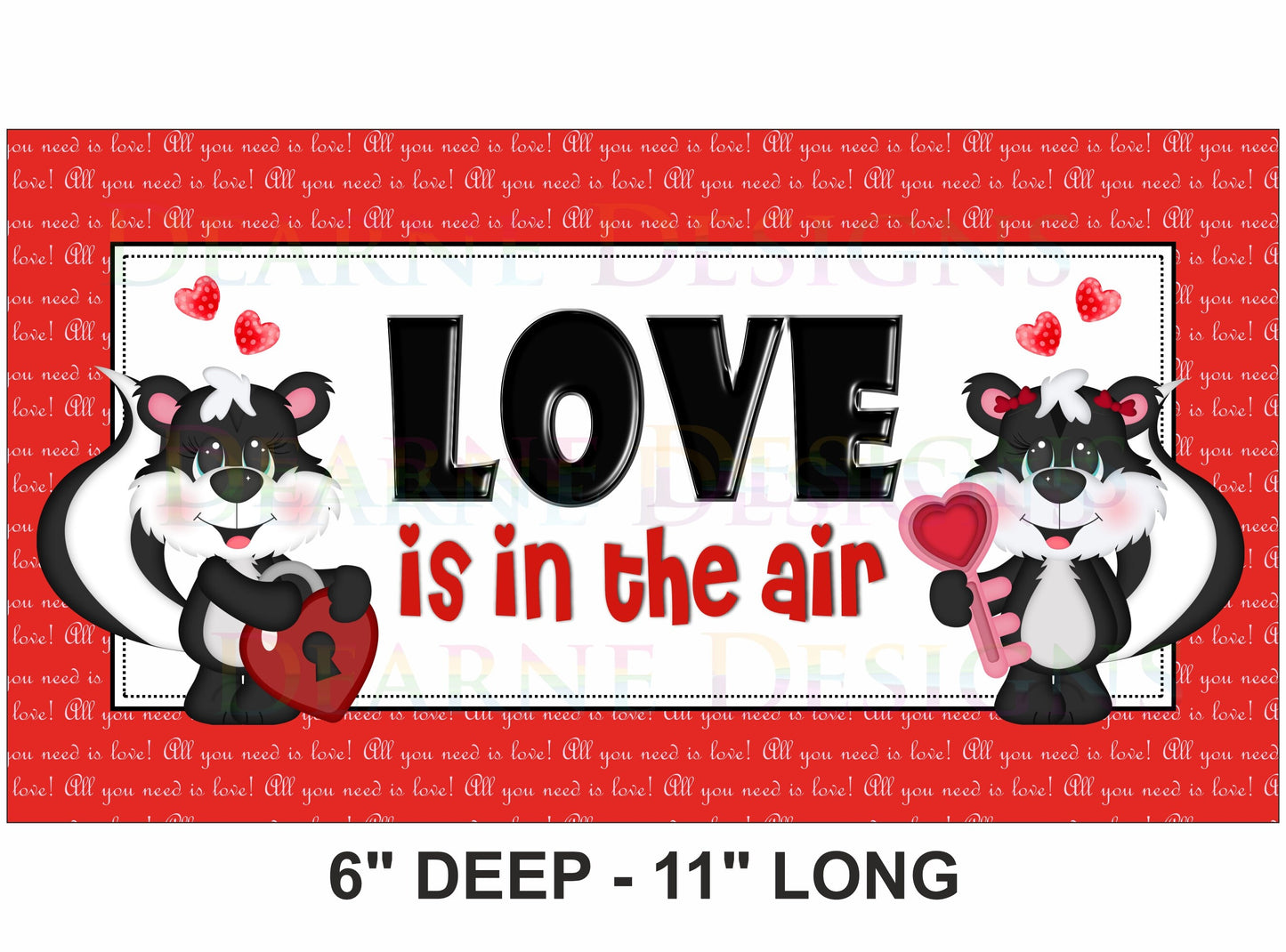 Valentines sign, Love is in the air Wreath Sign, Love skunk sign, Valentines sign UK, valentines day sign, valentines wreath sign