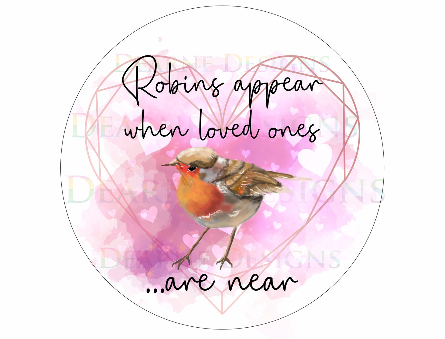 Robins appear when loved ones are near wreath sign, robin wreath sign