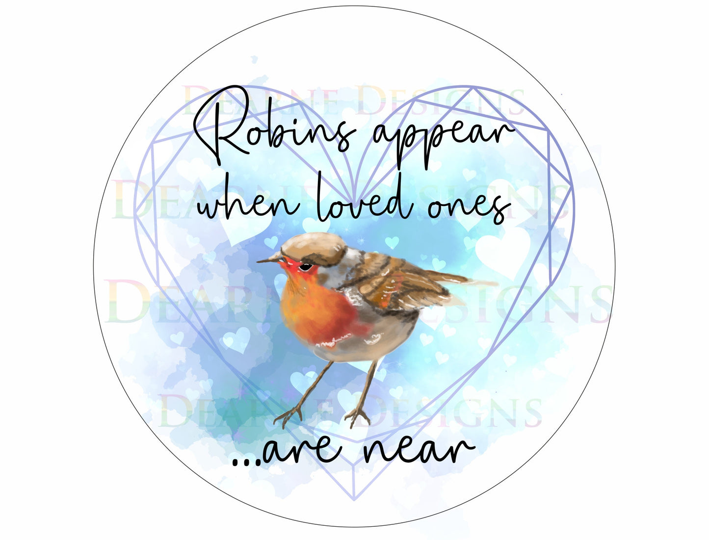 Robins appear when loved ones are near wreath sign, robin wreath sign