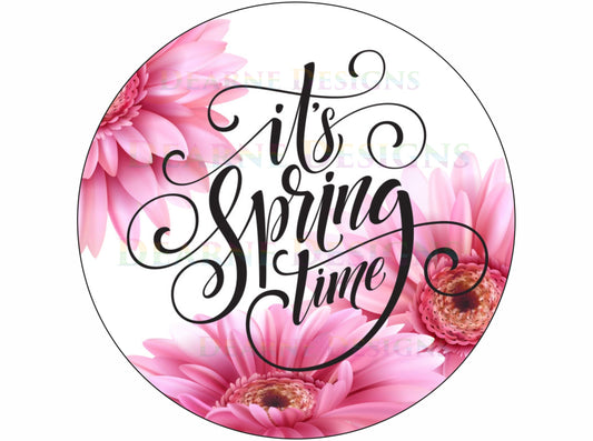 Its Spring wreath sign, Happy spring wreath sign, cute spring sign