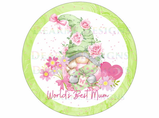 Worlds Best Mum wreath sign, Mums wreath sign, wreath sign uk, Amazing mother sign