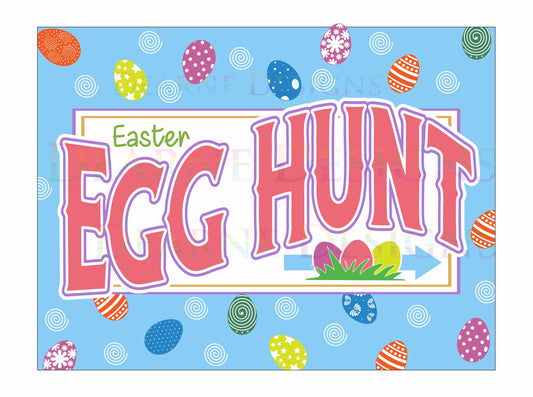 Easter Egg Hunt wreath sign, easter egg hunt theme, Egg Hunt sign