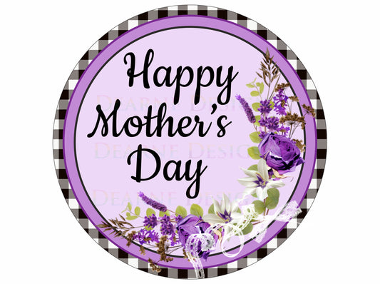 Mothers Day wreath sign, Mums wreath sign, wreath sign uk, lavender sign