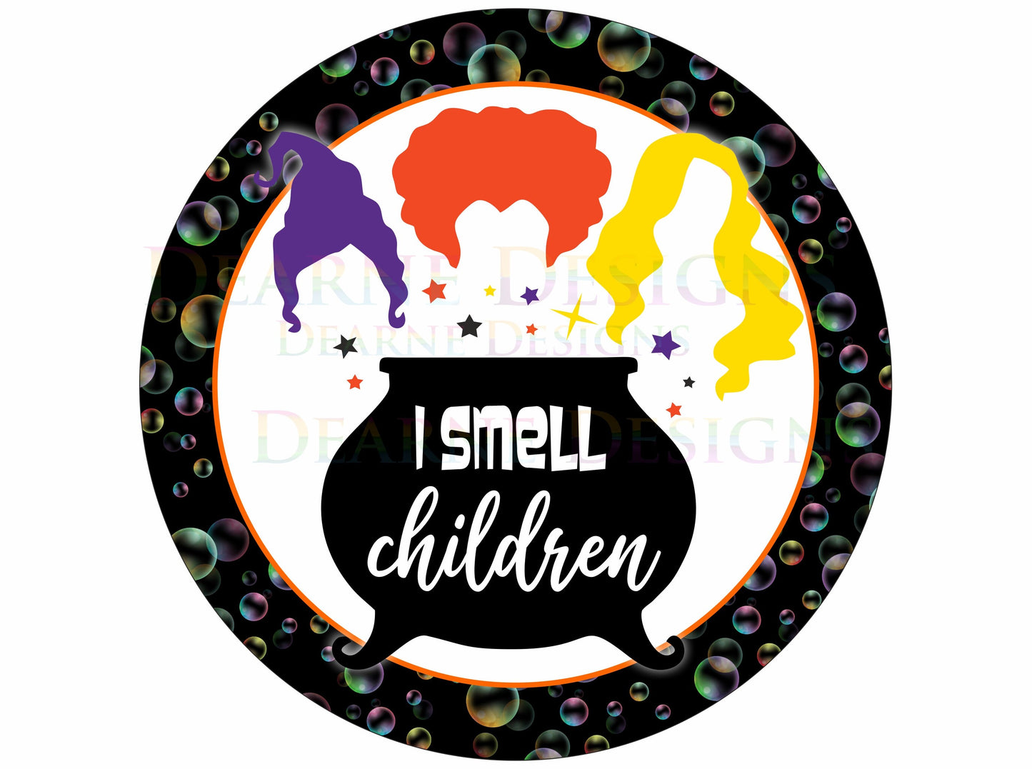 Halloween wreath sign, I smell children sign, I smell children wreath sign, hocus pocus sign