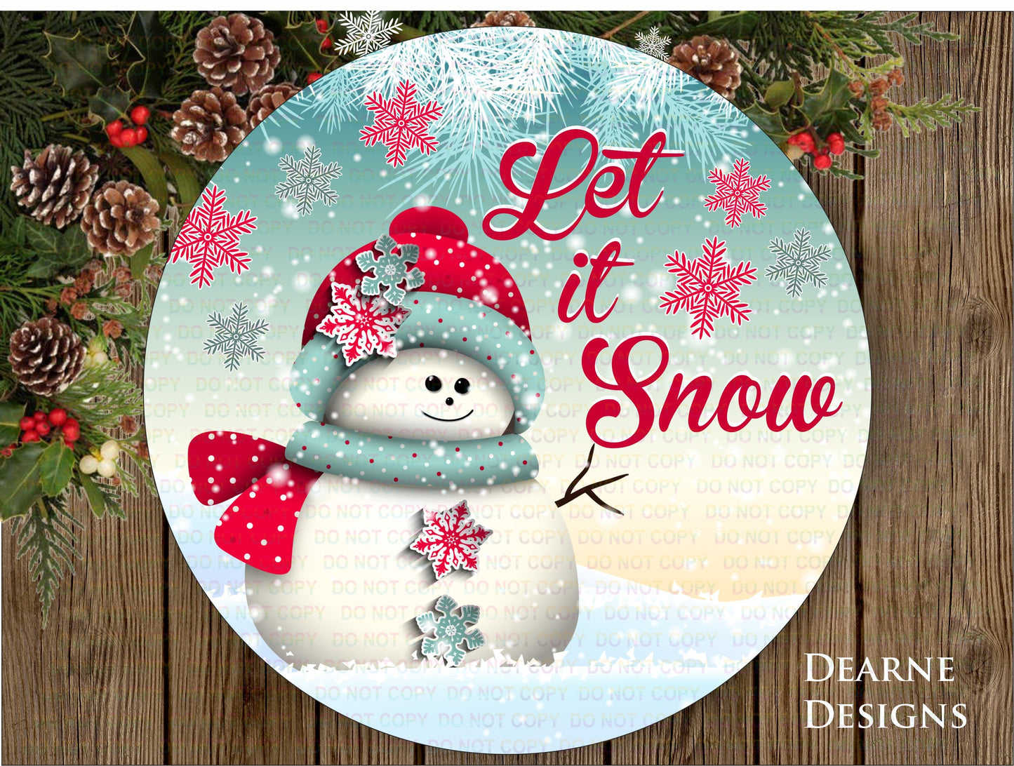 Let it snow wreath sign, christmas snowman sign, merry xmas wreath, christmas wreath sign, xmas wreath sign, metal wreath sign uk