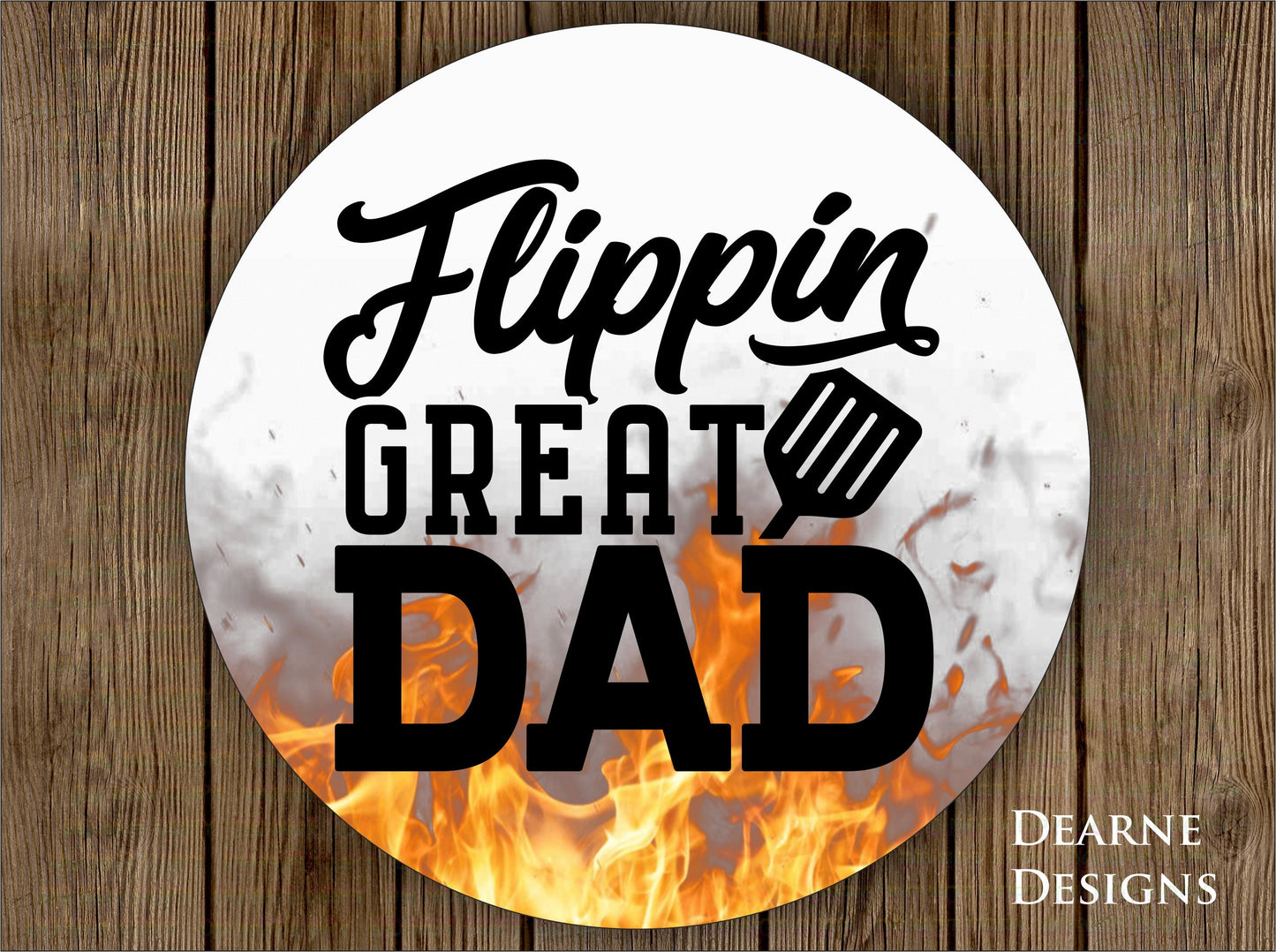 Flippin Great dad, Fathers Day wreath sign, dads wreath sign, happy fathers day, happy father's day wreath sign, father's day plaque