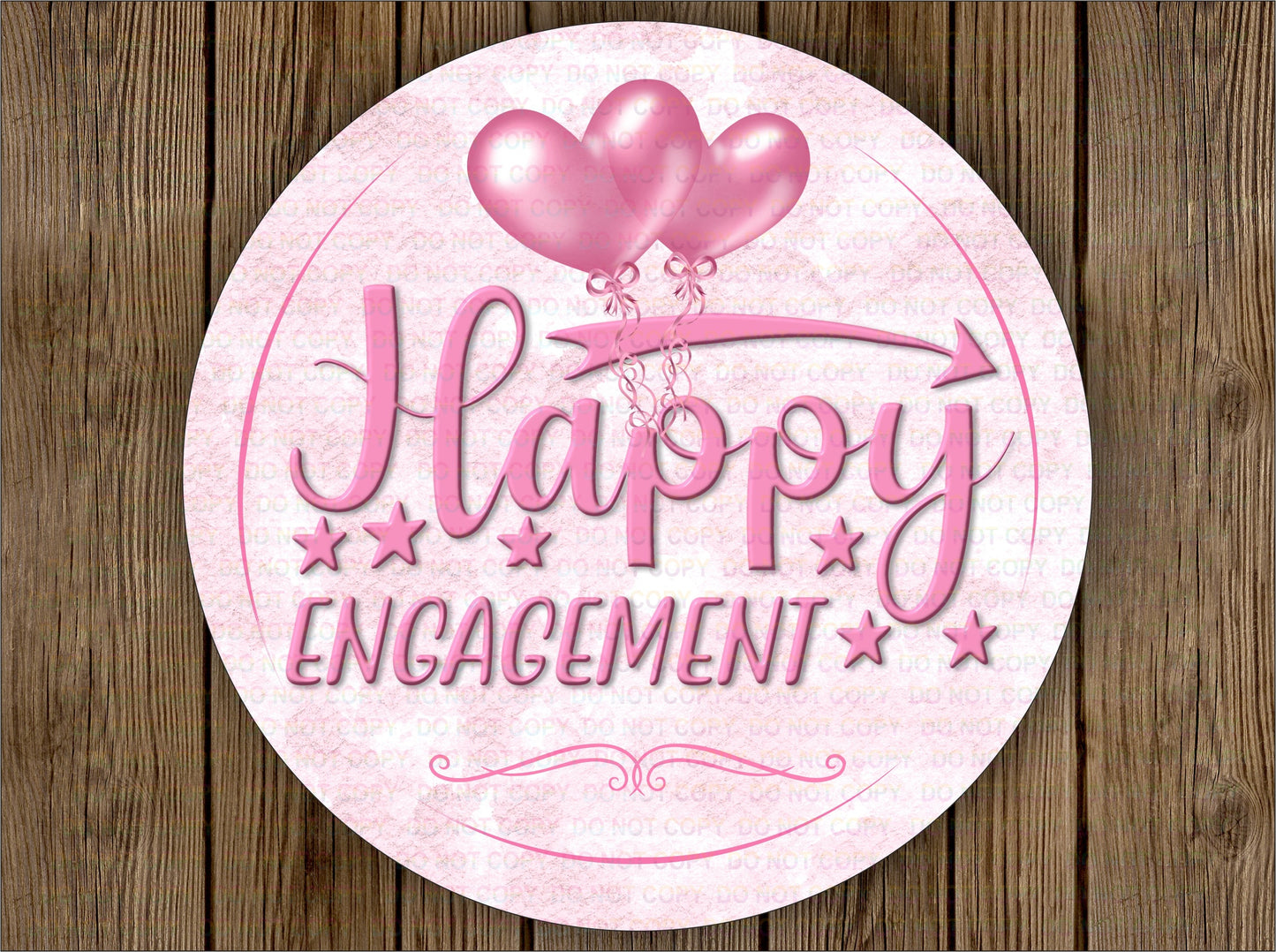 Happy Engagement sign, welcome wreath sign, Engagement wreath sign