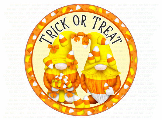 Trick or Treat Halloween wreath sign, Trick or treat sign, Trick or treat wreath sign, halloween sign, halloween plaque, candy sign