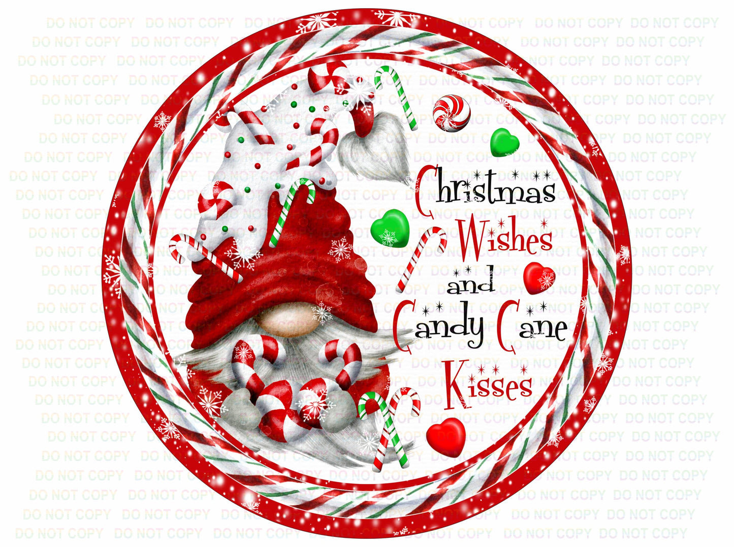 Its a Candy Cane Christmas wreath sign, candy xmas wreath sign