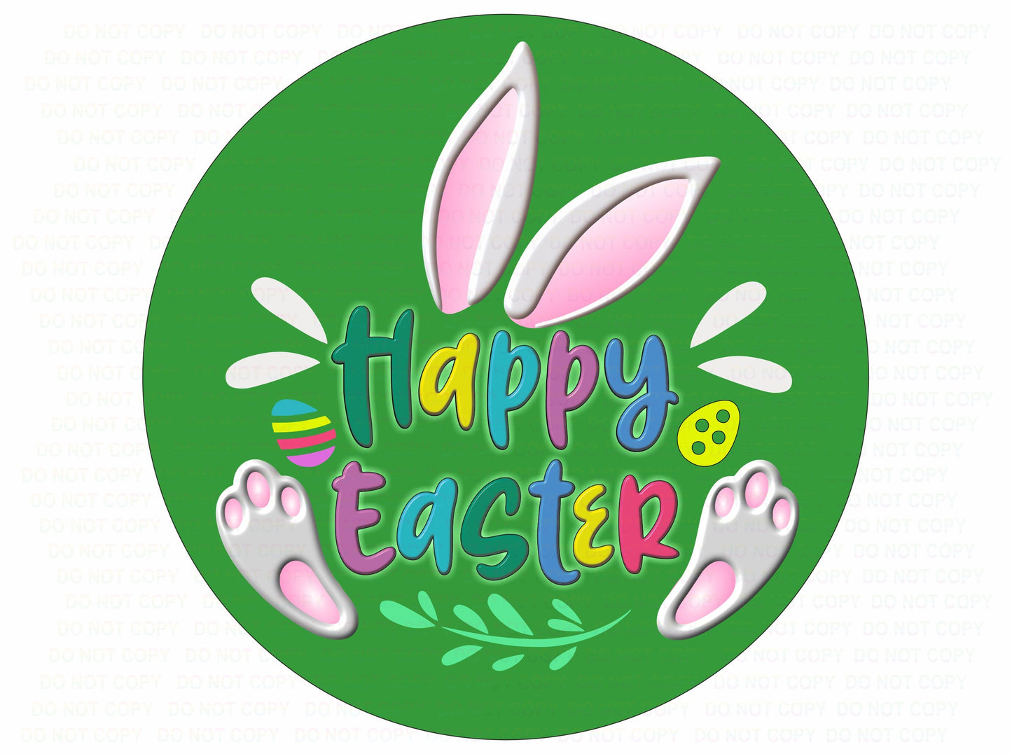 Easter wreath sign, easter bunny wreath sign, cute easter bunny sign, easter sign, hoppy easter sign