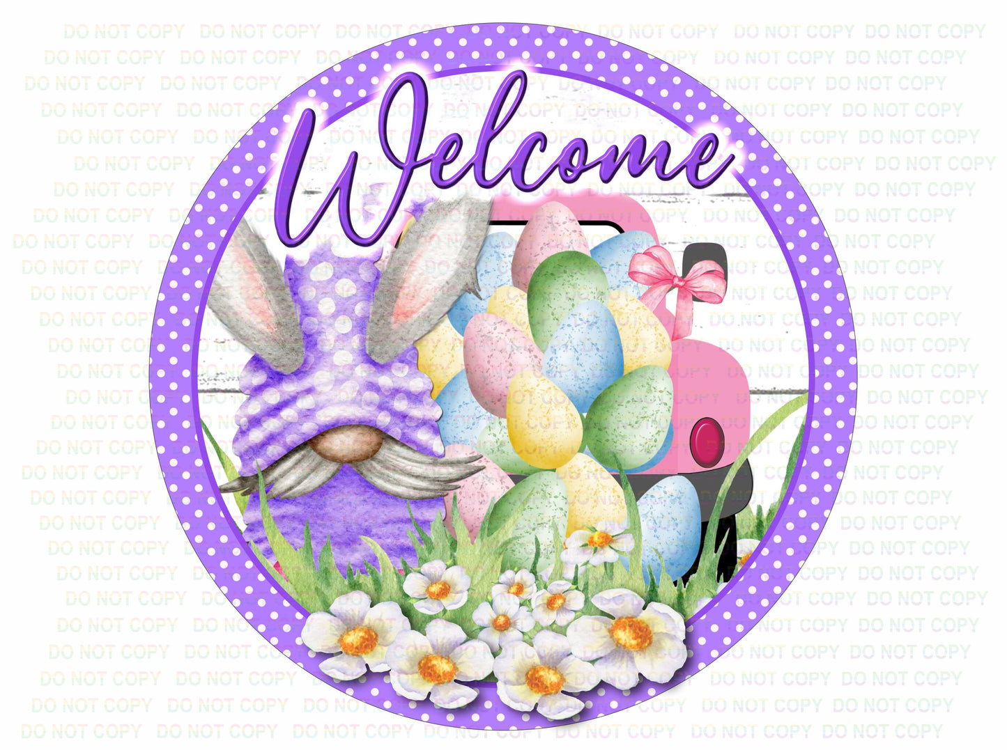 Welcome Easter wreath sign, easter wreath sign, cute easter sign, wreath sign uk, easter sign, happy easter sign