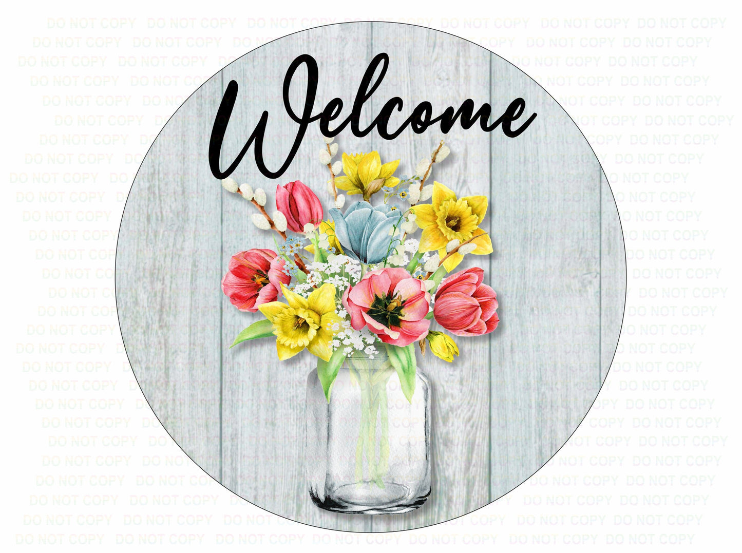 Welcome Spring wreath sign, easter wreath sign, easter sign, spring wreath