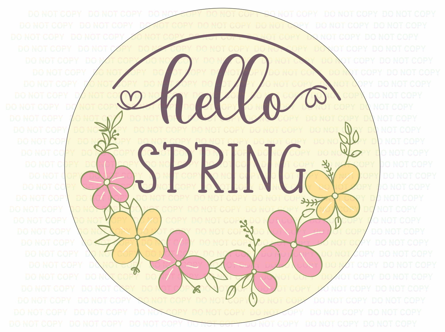 Hello Spring wreath sign, Happy spring wreath sign, spring decor, easter sign, happy easter sign