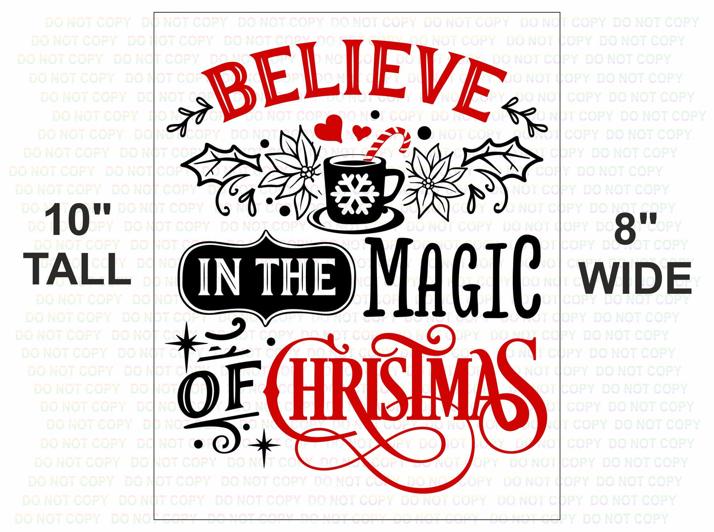 Believe in Christmas Magic Sign