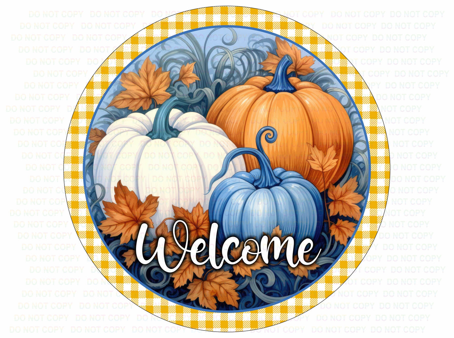 Welcome Autumn wreath sign, Pumpkin wreath sign UK, Autumn Pumpkin wreath sign uk