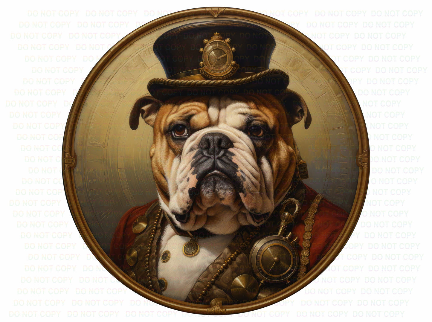 Steampunk dog, steampunk bulldog, steampunk bulldog wreath sign, steampunk, vintage steampunk dog, steampunk spaniel, steampunk dog plaque