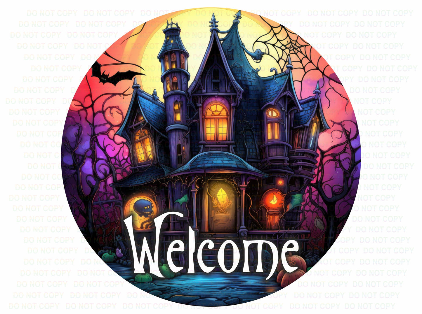 Welcome Halloween wreath sign, Halloween sign, Halloween wreath sign, halloween plaque