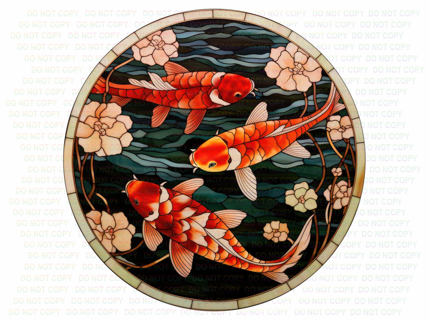 Koi sign, koi wreath sign, koi pond sign, japanese garden sign, koi plaque, koi fish sign, japanese garden art, japanese garden, koi carp