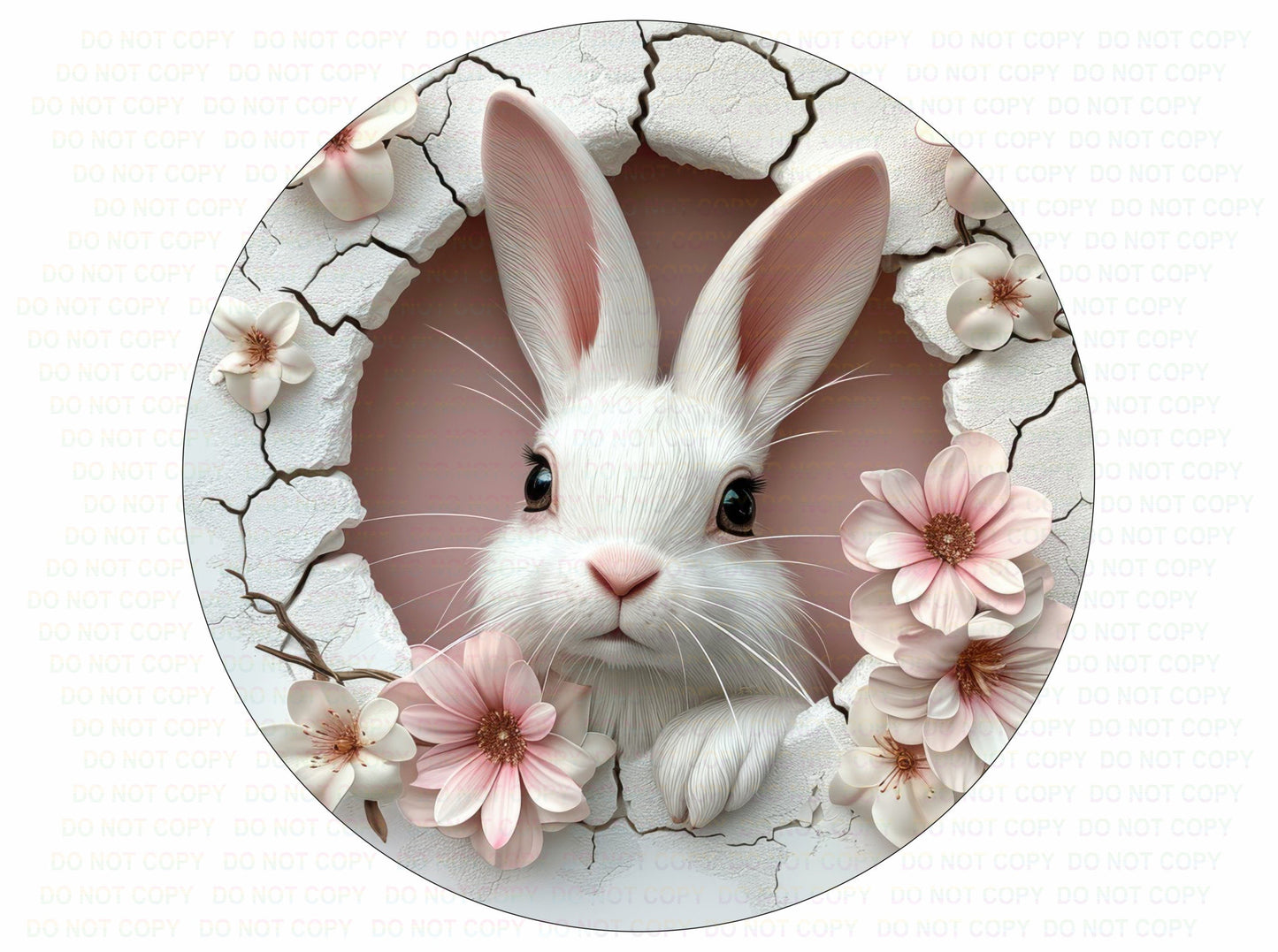 Easter rabbit sign, easter bunny wreath sign, cute easter bunny sign