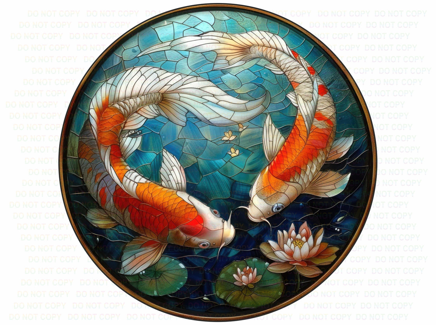 Koi sign, koi wreath sign, koi pond sign, japanese garden sign, koi plaque, koi fish sign, japanese garden art, japanese garden, koi carp