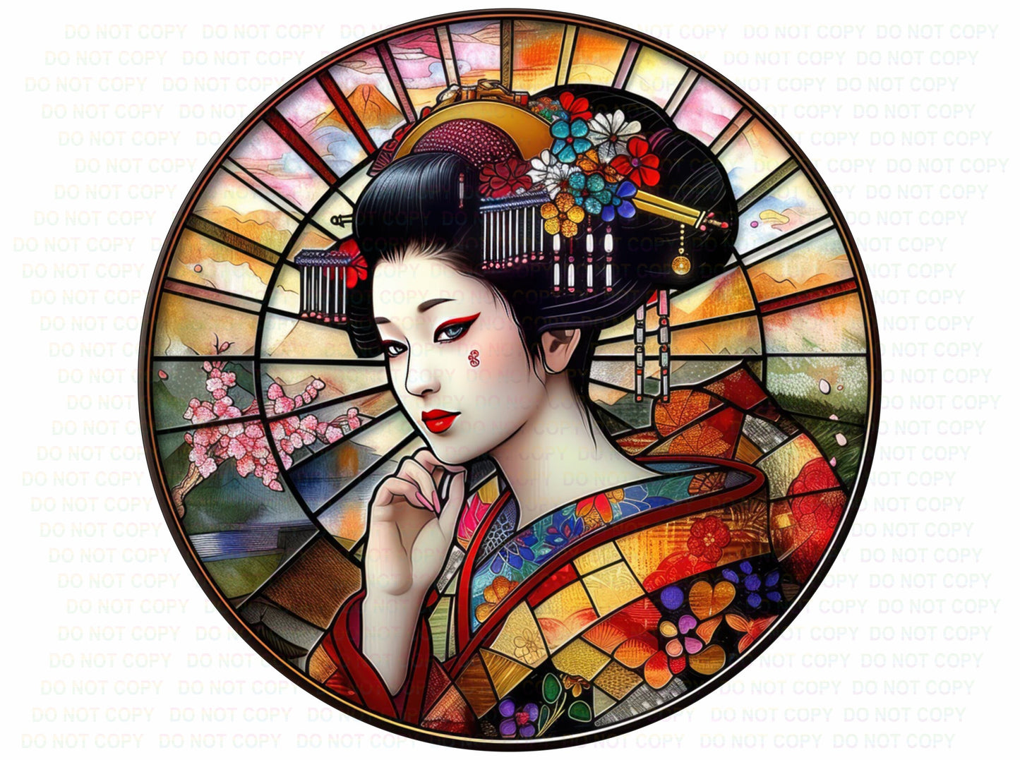 Traditional japanese girl sign,japanese wreath,kimono sign,japanese sign,garden plaque,pagoda,japanese garden art,japanese garden,geisha