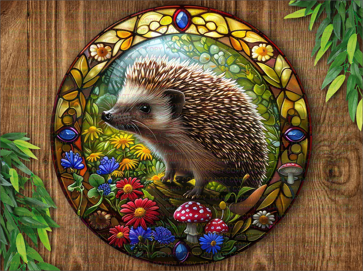 Hedgehog sign, Hedgehog wreath sign, Hedgehog sanctuary sign, wreath sign uk, spring sign, hedgehog plaque, hedgehog, hedgehog garden art