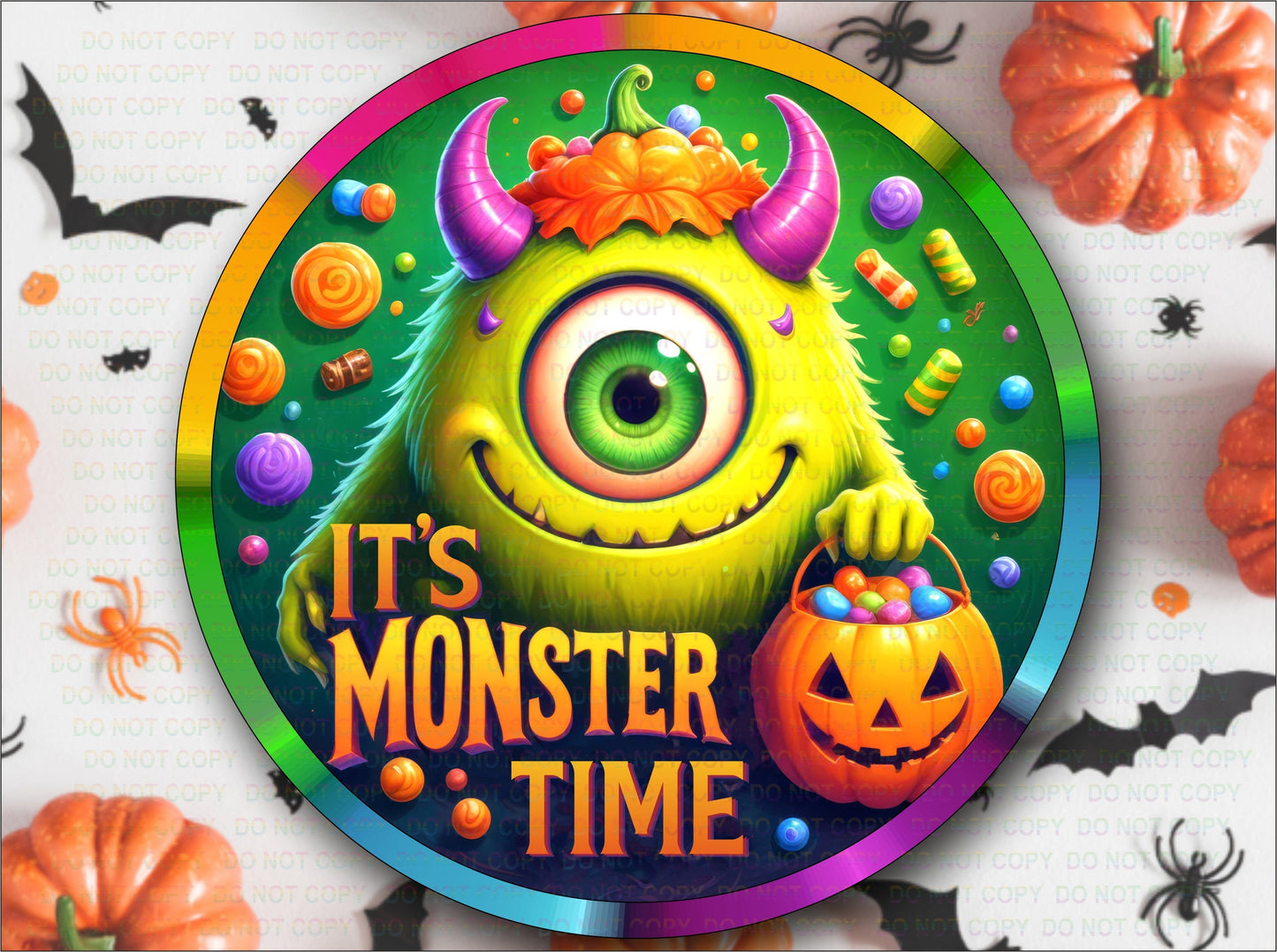 Welcome Monster Sign for Halloween Décor and Wreaths