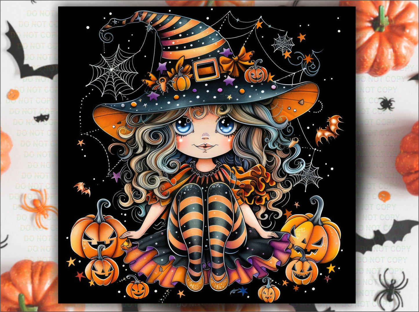 Witch Girl Halloween Sign, Cute Witch Décor, Halloween Wreath sign, Whimsical witch