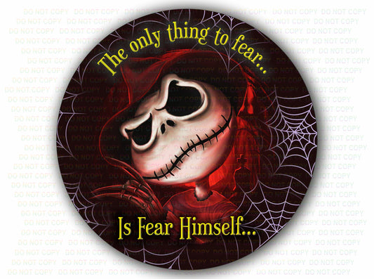 Jack Skellington wreath sign, Freddy Kruger